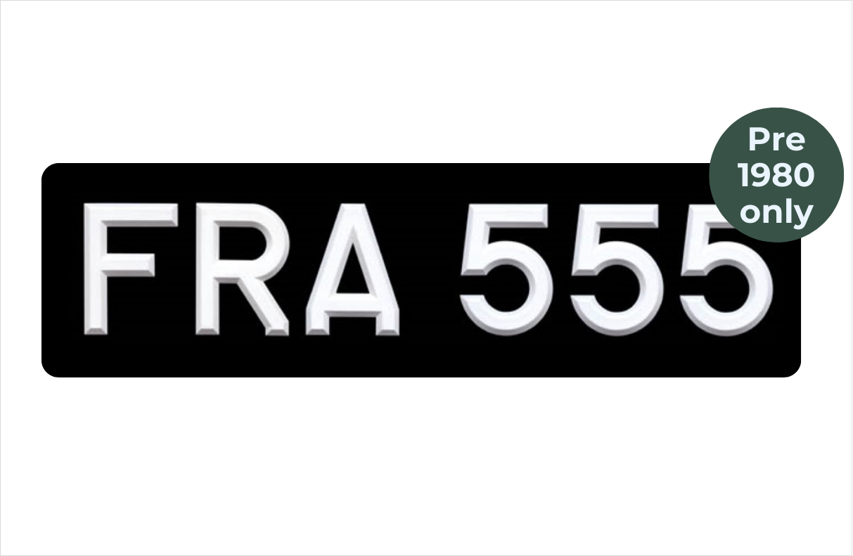 Oversize 21 x 6" with 3 1/2" white peak digits