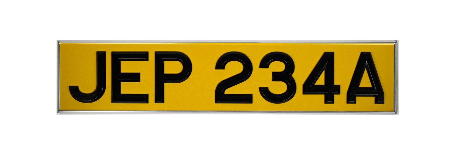 Raised Riveted Black