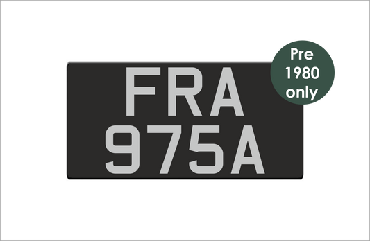 Smooth acrylic 12 x 6" with 2 1/2" silver digits