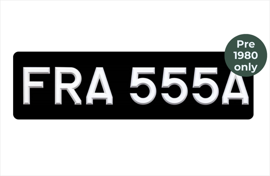 Oversize 21 x 6" with 3 1/8" white peak digits
